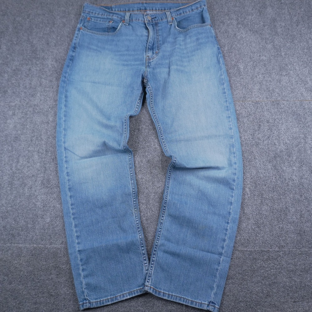 Levi's 559 Relaxed Straight Jeans Mens 36x32 Blue Denim Medium Wash Classic